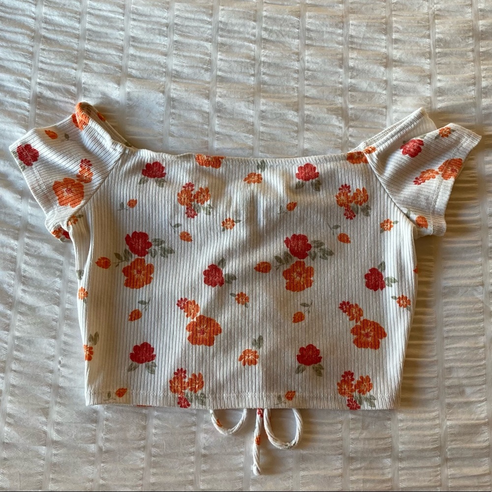 Pacsun cropped floral top - Picture 3 of 3